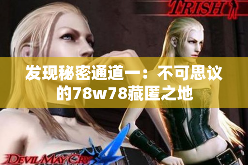 发现秘密通道一：不可思议的78w78藏匿之地