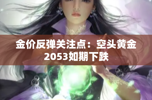 金价反弹关注点：空头黄金2053如期下跌