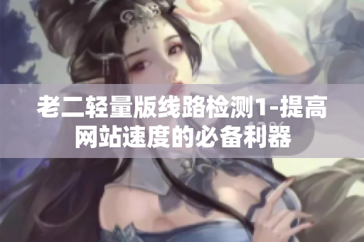 老二轻量版线路检测1-提高网站速度的必备利器