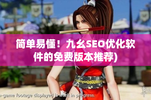 简单易懂！九幺SEO优化软件的免费版本推荐)