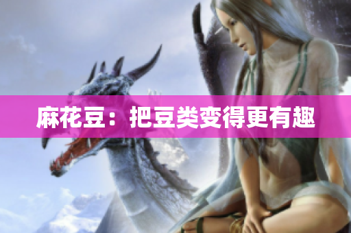 麻花豆：把豆类变得更有趣