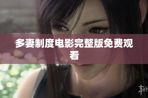 多妻制度电影完整版免费观看