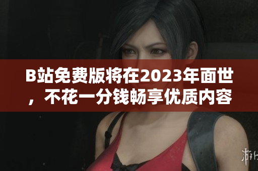 B站免费版将在2023年面世，不花一分钱畅享优质内容！