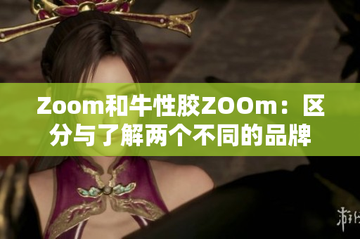 Zoom和牛性胶ZOOm：区分与了解两个不同的品牌