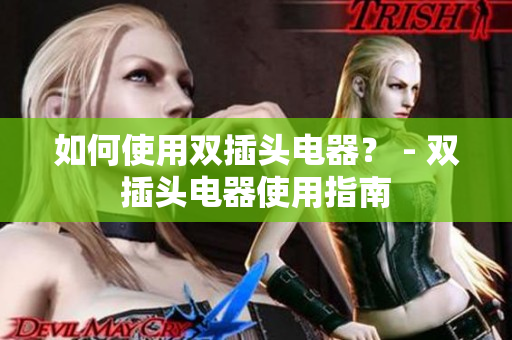 如何使用双插头电器？ - 双插头电器使用指南