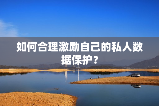 如何合理激励自己的私人数据保护？