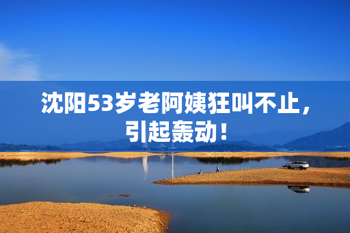 沈阳53岁老阿姨狂叫不止，引起轰动！