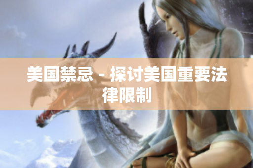美国禁忌 - 探讨美国重要法律限制