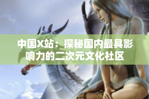 中国X站：探秘国内最具影响力的二次元文化社区