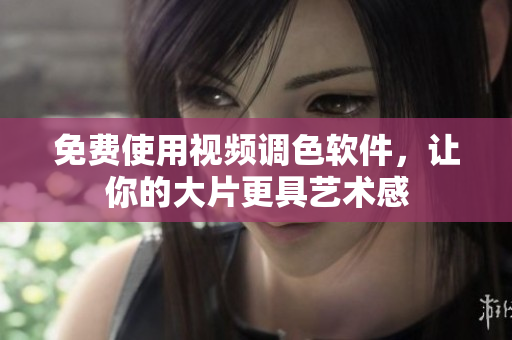 免费使用视频调色软件，让你的大片更具艺术感