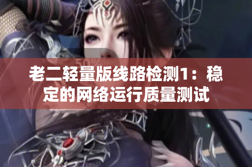 老二轻量版线路检测1：稳定的网络运行质量测试