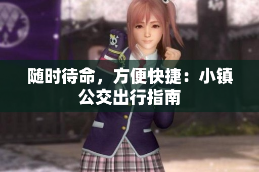 随时待命，方便快捷：小镇公交出行指南