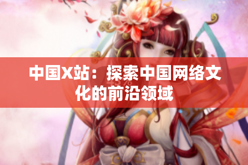 中国X站：探索中国网络文化的前沿领域