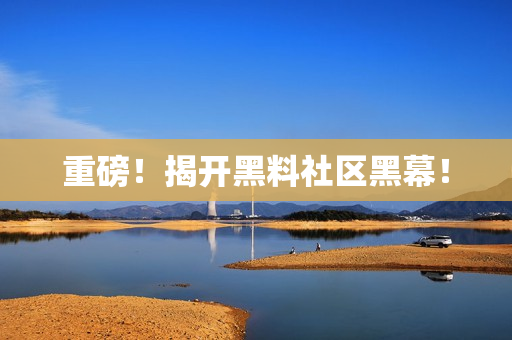 重磅！揭开黑料社区黑幕！