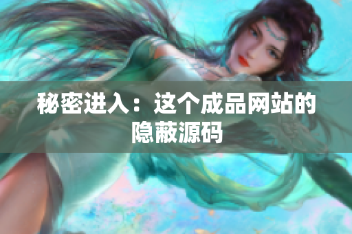 秘密进入：这个成品网站的隐蔽源码