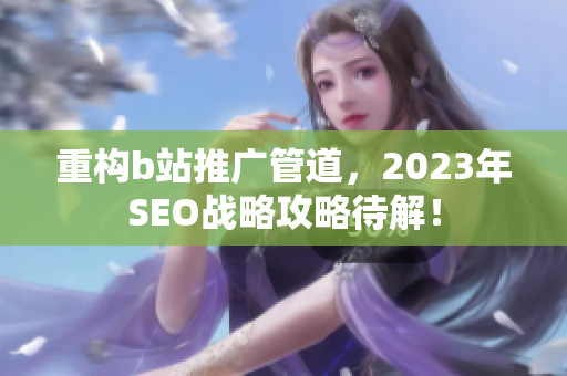 重构b站推广管道，2023年SEO战略攻略待解！