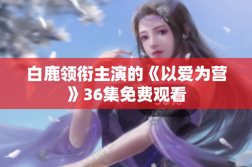 白鹿领衔主演的《以爱为营》36集免费观看