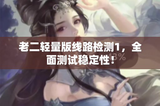 老二轻量版线路检测1，全面测试稳定性！