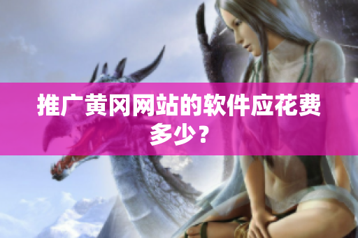 推广黄冈网站的软件应花费多少？