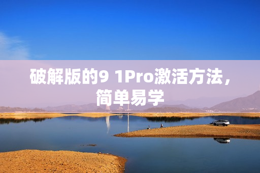 破解版的9 1Pro激活方法，简单易学