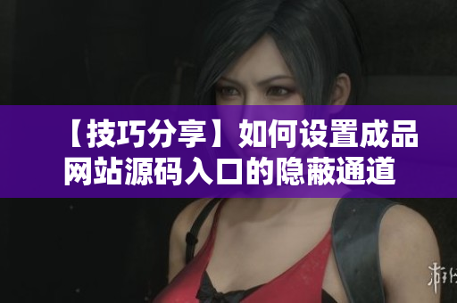 【技巧分享】如何设置成品网站源码入口的隐蔽通道