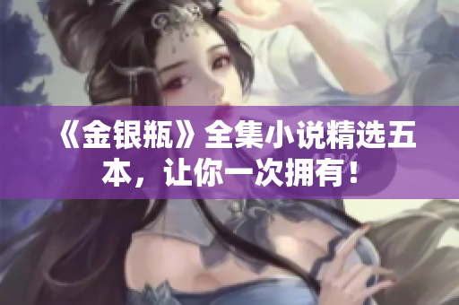 《金银瓶》全集小说精选五本，让你一次拥有！