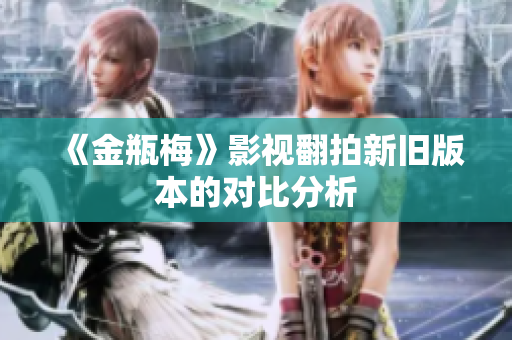 《金瓶梅》影视翻拍新旧版本的对比分析