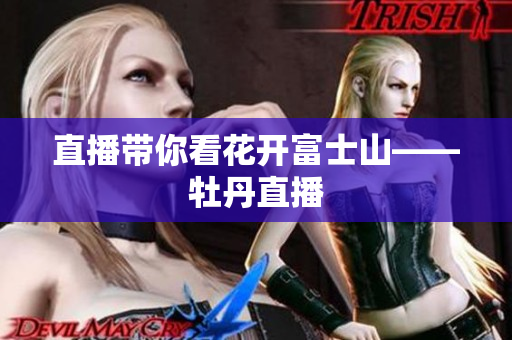 直播带你看花开富士山——牡丹直播