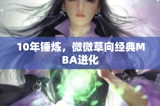 10年锤炼，微微草向经典MBA进化