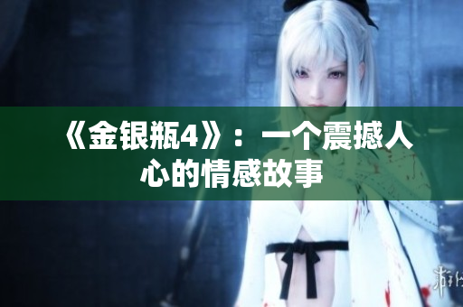 《金银瓶4》：一个震撼人心的情感故事