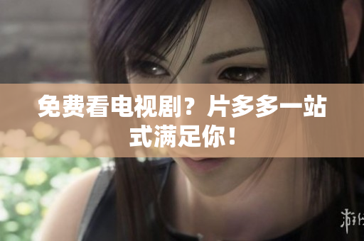 免费看电视剧？片多多一站式满足你！