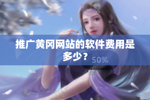 推广黄冈网站的软件费用是多少？