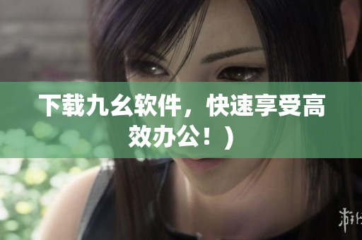 下载九幺软件，快速享受高效办公！)