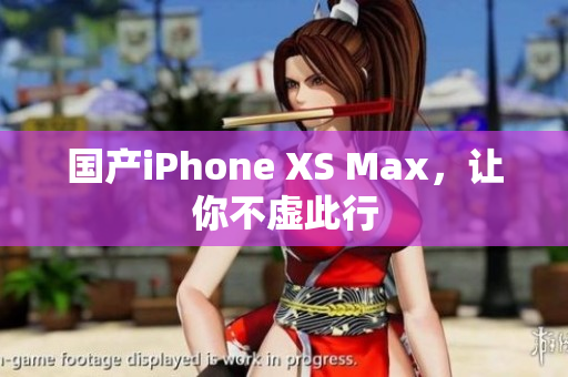 国产iPhone XS Max，让你不虚此行