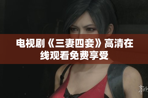 电视剧《三妻四妾》高清在线观看免费享受