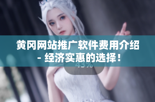 黄冈网站推广软件费用介绍 - 经济实惠的选择！
