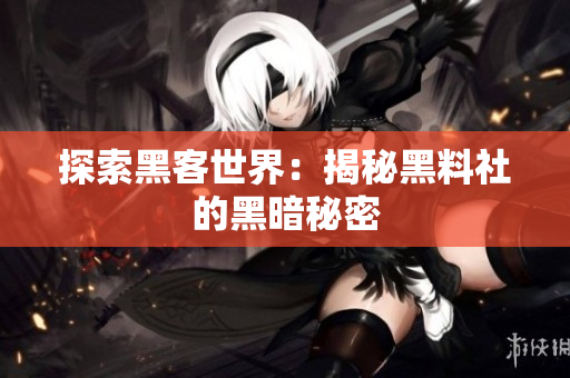 探索黑客世界：揭秘黑料社的黑暗秘密