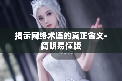 揭示网络术语的真正含义-简明易懂版