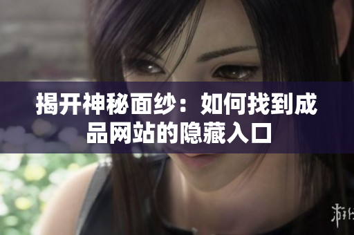 揭开神秘面纱：如何找到成品网站的隐藏入口