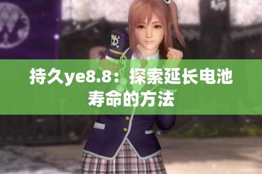 持久ye8.8：探索延长电池寿命的方法