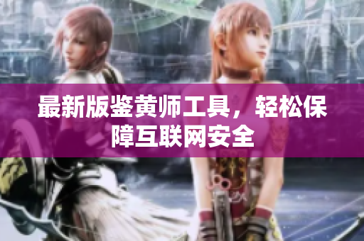 最新版鉴黄师工具，轻松保障互联网安全