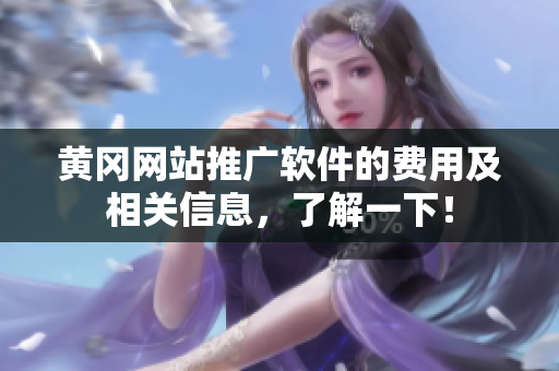 黄冈网站推广软件的费用及相关信息，了解一下！