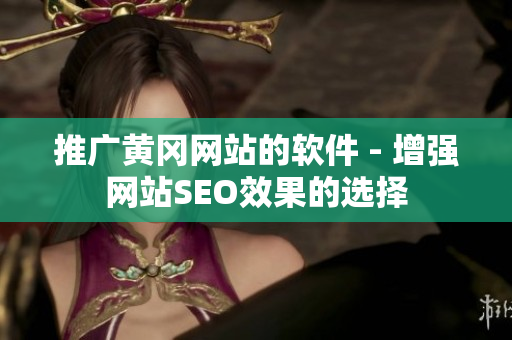 推广黄冈网站的软件 - 增强网站SEO效果的选择