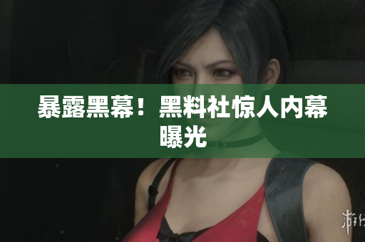 暴露黑幕！黑料社惊人内幕曝光