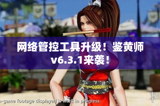 网络管控工具升级！鉴黄师v6.3.1来袭！