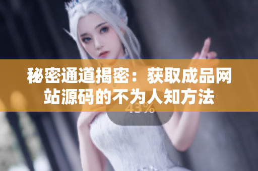 秘密通道揭密：获取成品网站源码的不为人知方法