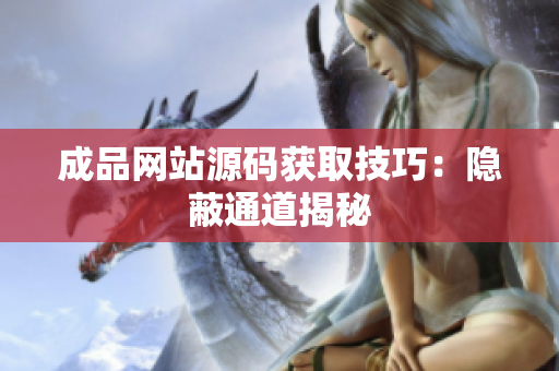 成品网站源码获取技巧：隐蔽通道揭秘