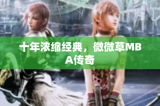 十年浓缩经典，微微草MBA传奇