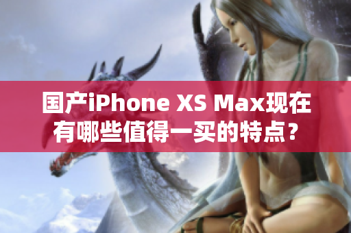 国产iPhone XS Max现在有哪些值得一买的特点？