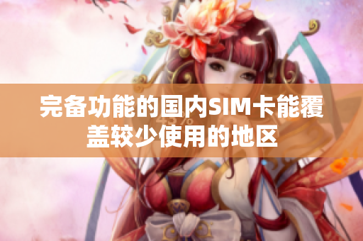 完备功能的国内SIM卡能覆盖较少使用的地区